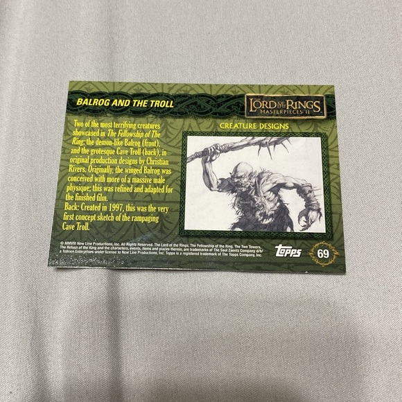 Topps Lord of the Rings Trading Cards (3) - Picture 5 of 7